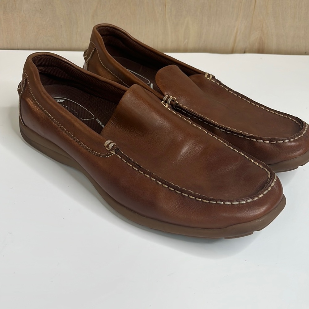 Nunn Bush Brown Leather Loafers
